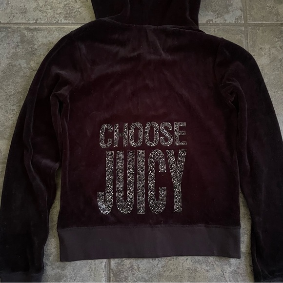 Juicy Couture Women’s Black Hoodie . Stylish . Size M - Picture 2 of 6